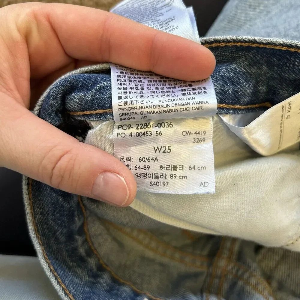 Levi's Wedgie‎ Premium WOmen's 25 Icon Fit Jeans Shut Up 22861-0036